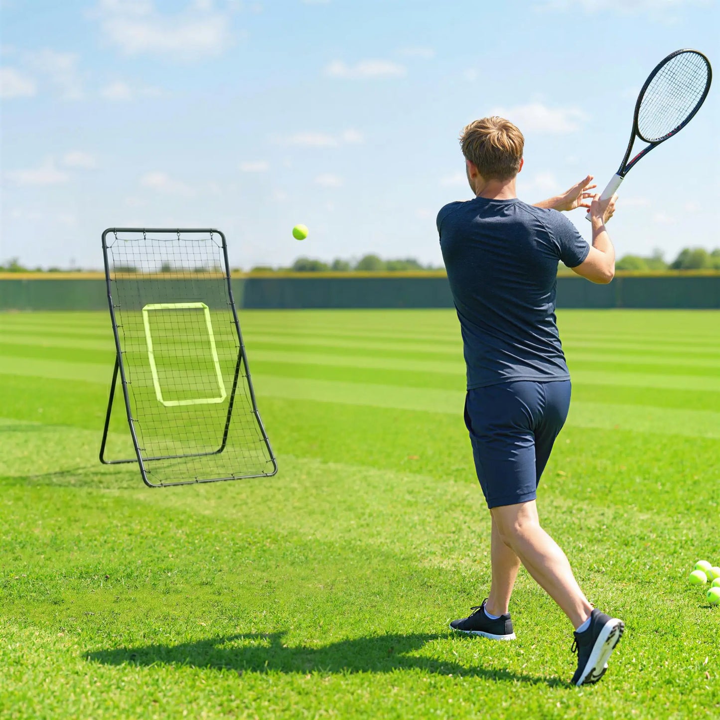 4 x 5.7ft Volleyball Rebounder Net, Baseball Lacrosse Training Net Baseball at Gallery Canada
