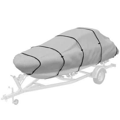 20-21 Ft Trailer Boat Cover, 3000mm Waterproof, Light Grey Water Sports & Boating Supplies Light Grey at Gallery Canada