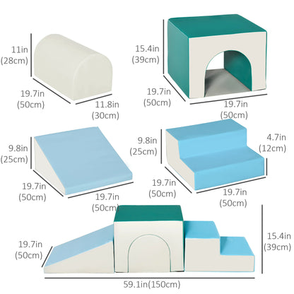 Foam Climbing Blocks, Toddler Play Set, Soft, Easy-Clean, Multicolor Baby Gym & Playmats at Gallery Canada