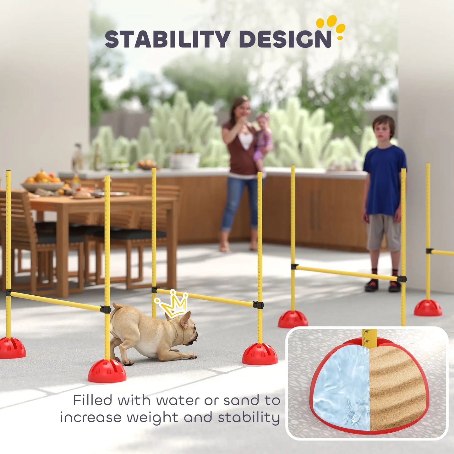 Dog Agility Training Equipment, 4 Pcs Obstacle Course, Yellow Dog Agility Training Equipment at Gallery Canada