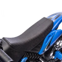 Moto électrique pour enfants 12V, roues d'entraînement, suspension, bleu