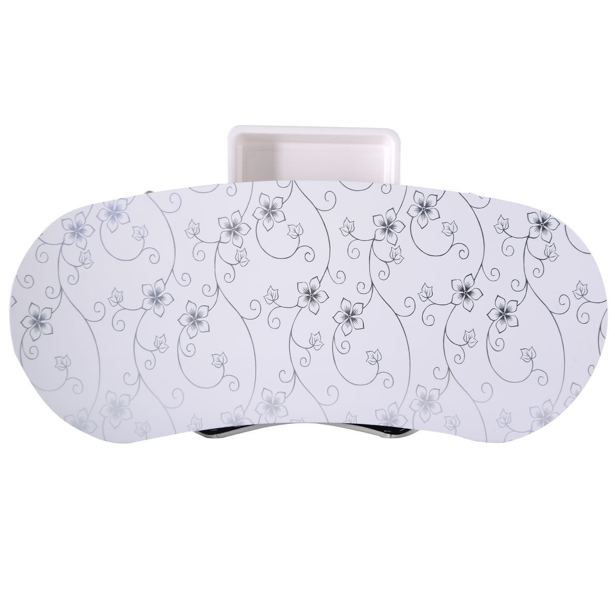 Foldable Portable Manicure Table with Drawer Casters and Cushion, White Spa & Salon at Gallery Canada