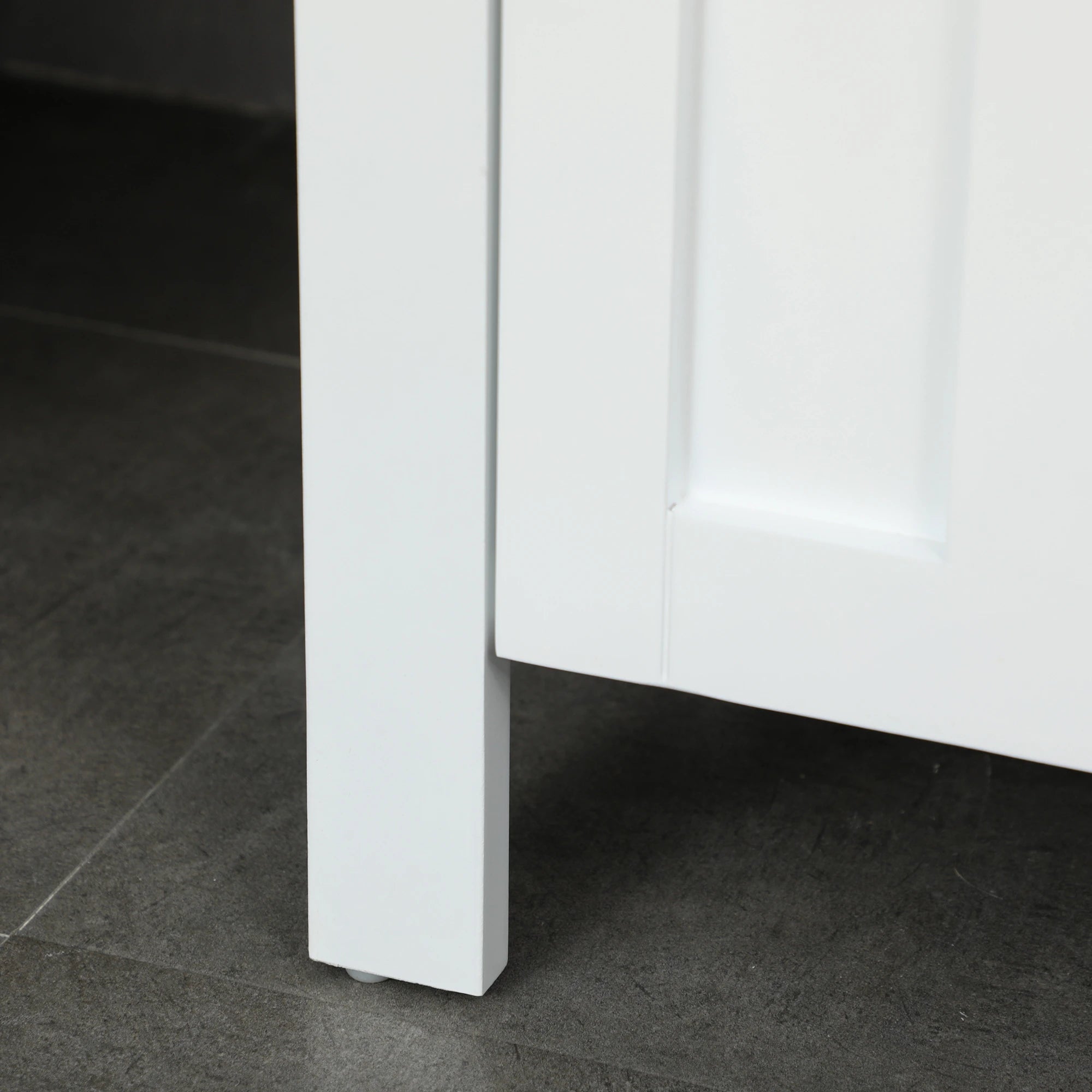 Freestanding Bathroom Cabinet, Open Shelves, 13.8