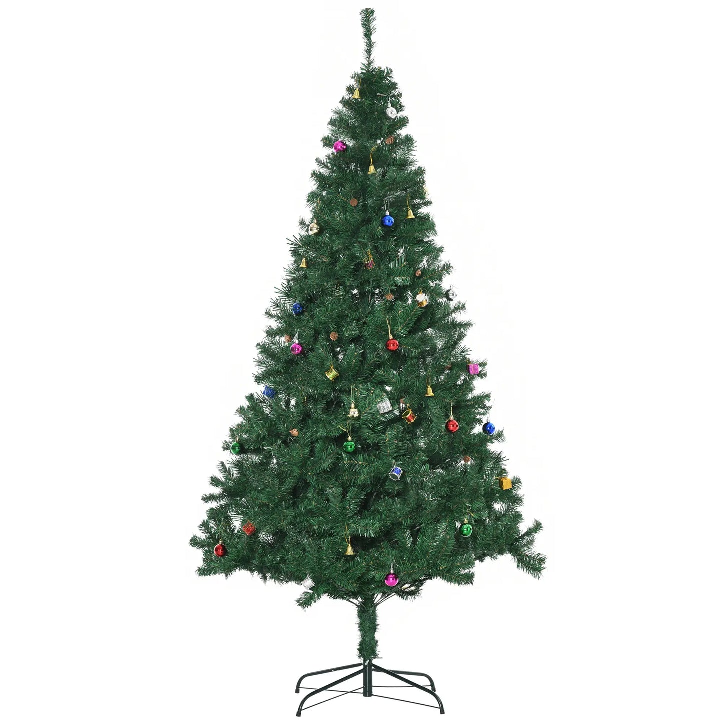 7ft Artificial Christmas Tree, Holiday Party Decoration, Green Artificial Christmas Trees at Gallery Canada