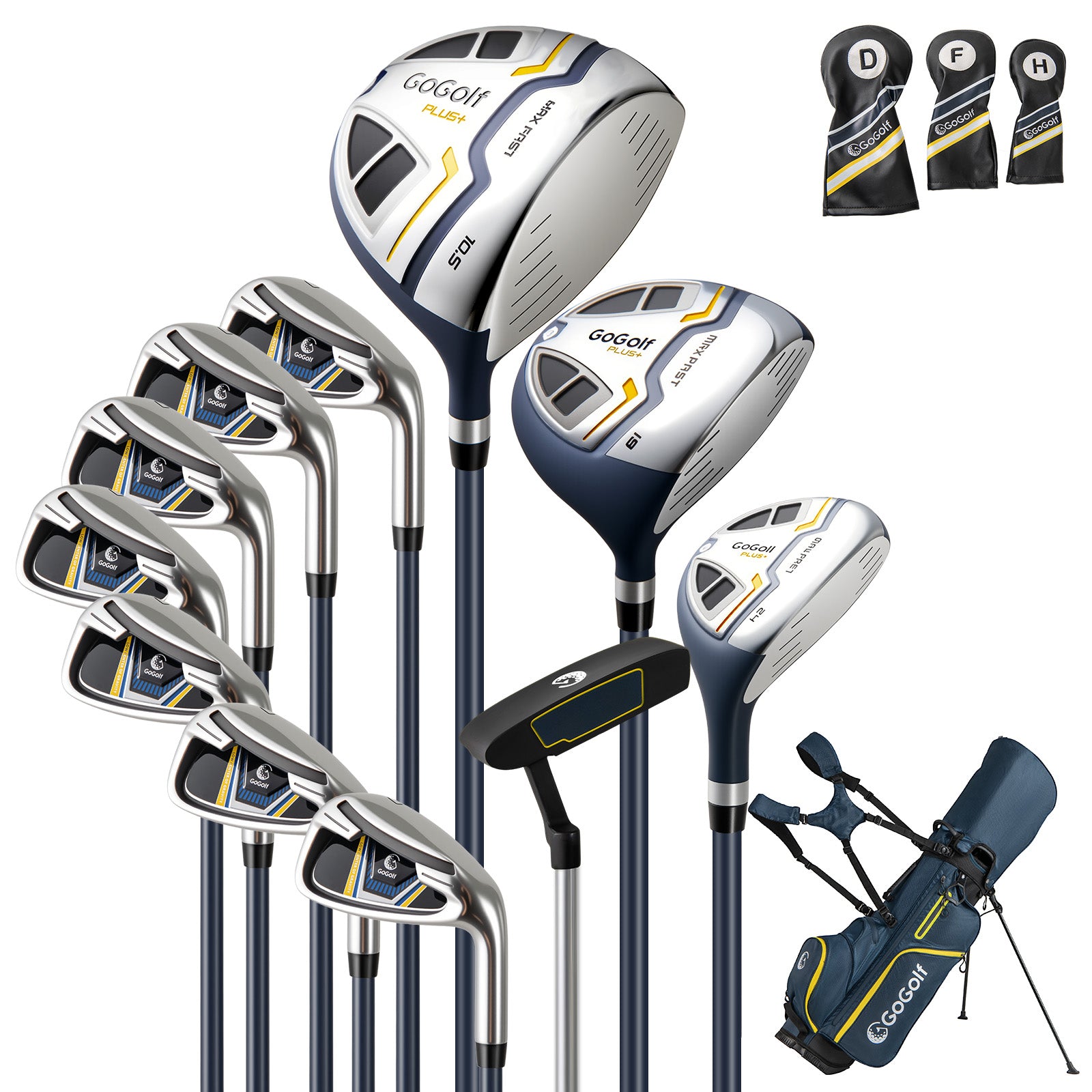 Men's Complete Golf Clubs and Bag Set Right Handed, Yellow Golf at Gallery Canada