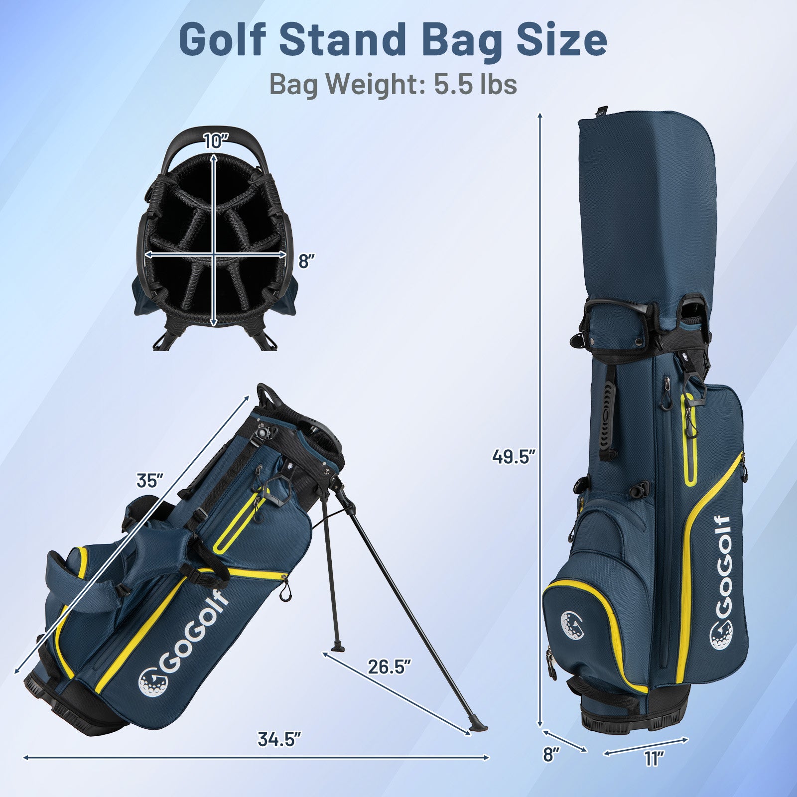Men's Complete Golf Clubs and Bag Set Right Handed, Yellow Golf at Gallery Canada