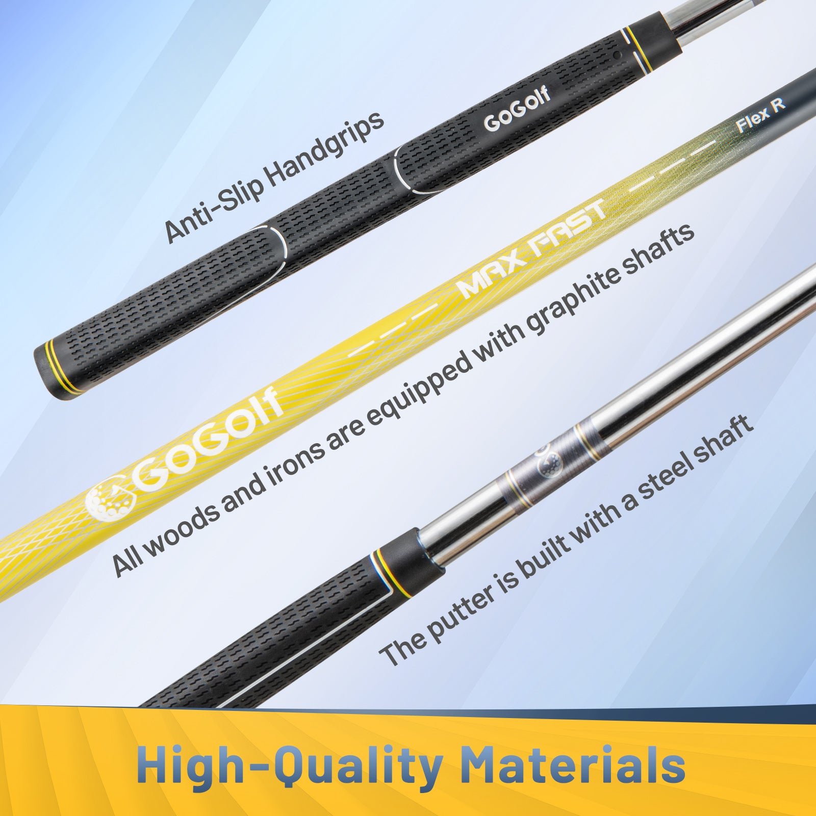 Men's Complete Golf Clubs and Bag Set Right Handed, Yellow Golf at Gallery Canada