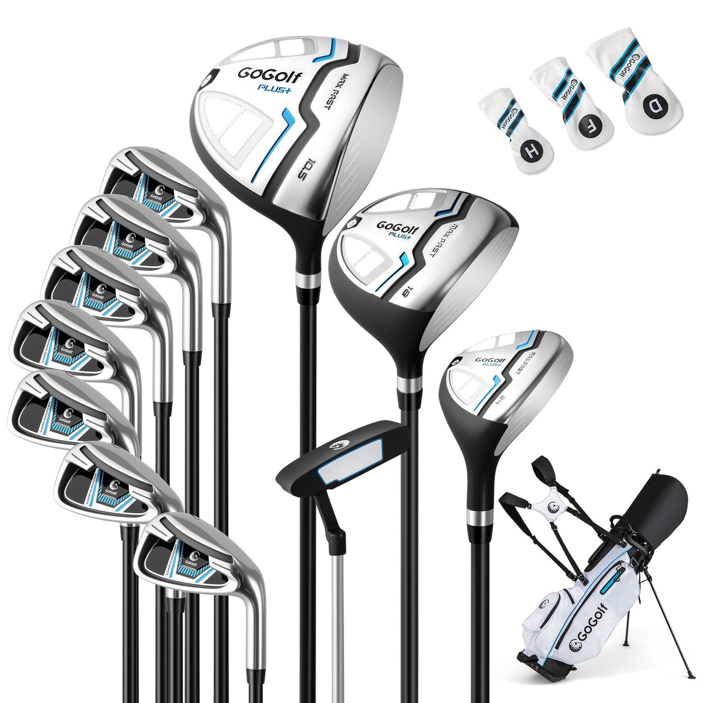 Men's Complete Golf Clubs and Bag Set, White Golf White at Gallery Canada