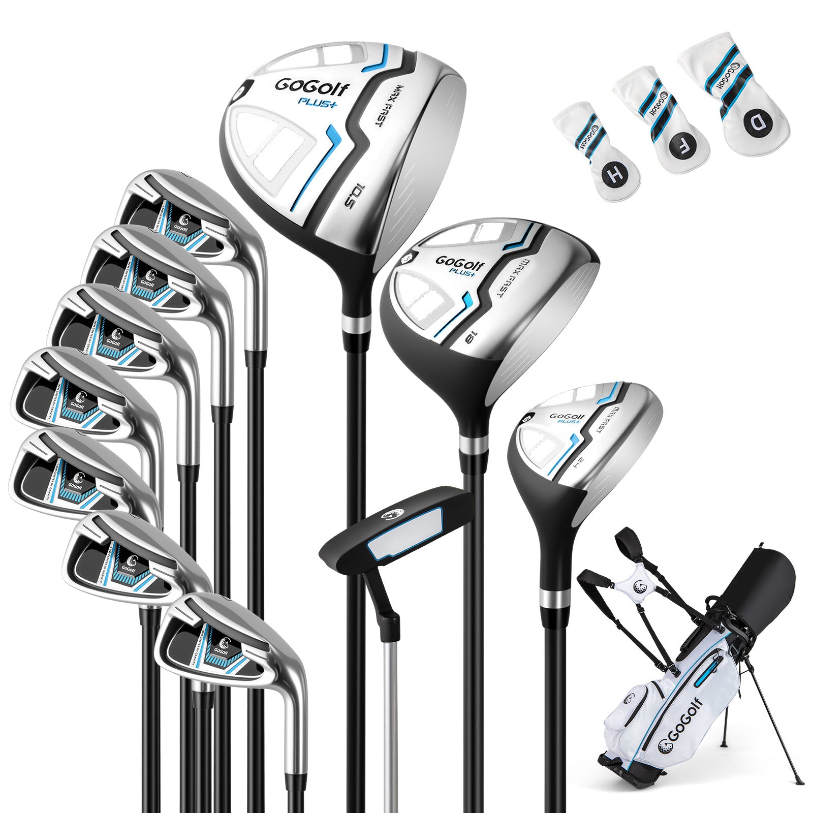 Men's Complete Golf Clubs And Bag Set, White Golf White at Gallery Canada