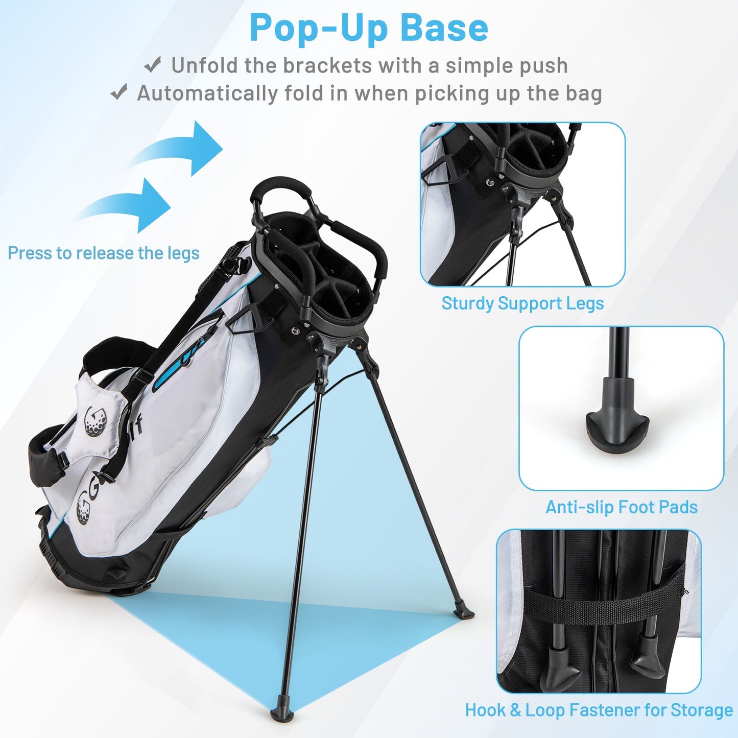 Men's Complete Golf Clubs and Bag Set, White Golf at Gallery Canada