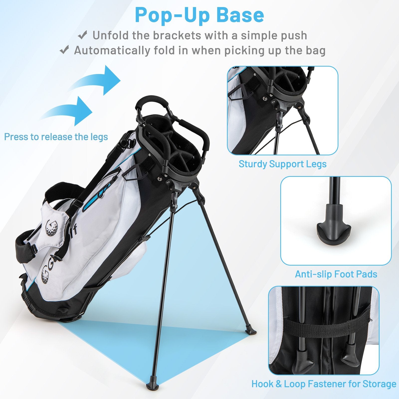Men's Complete Golf Clubs and Bag Set, White Golf at Gallery Canada