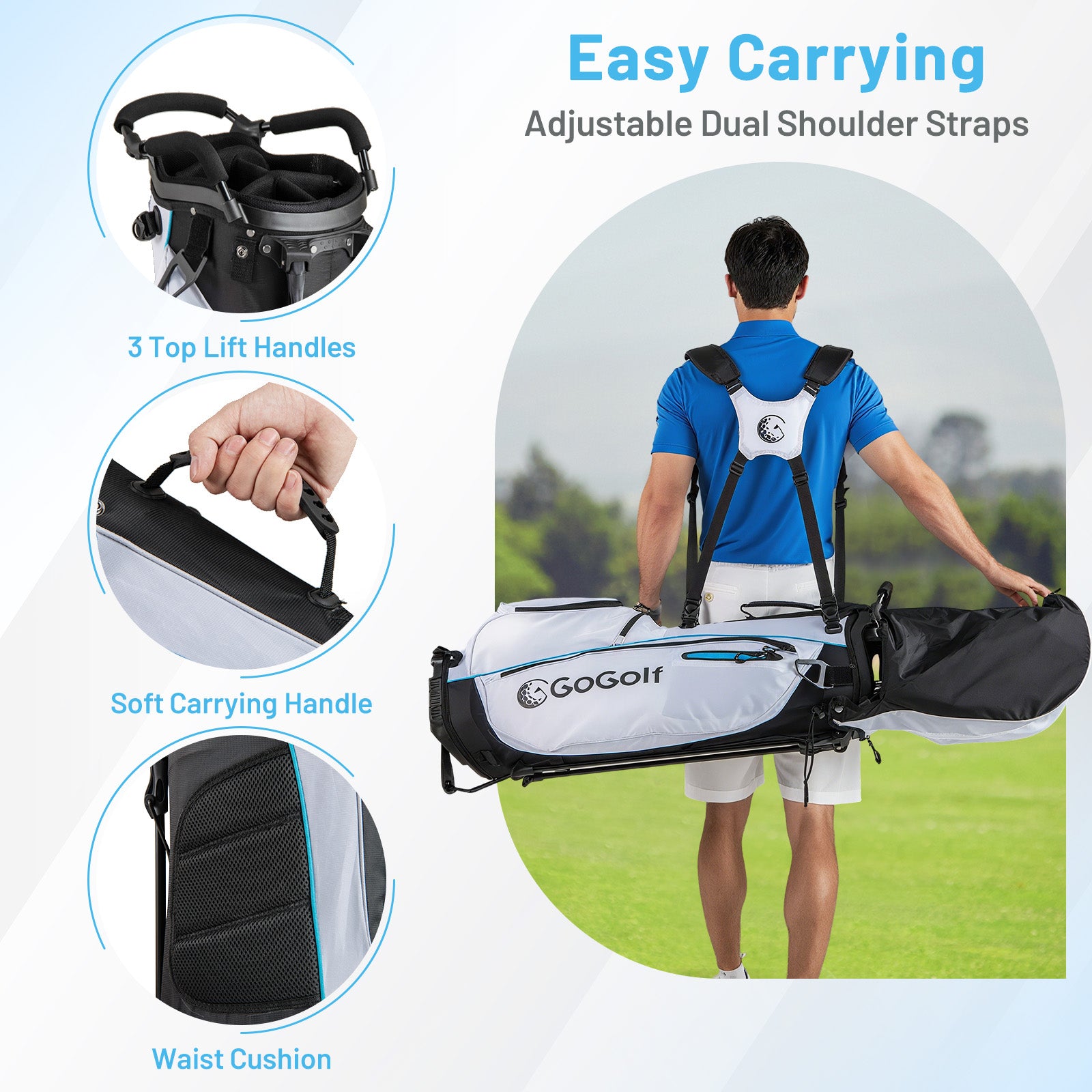 Men's Complete Golf Clubs and Bag Set, White Golf at Gallery Canada