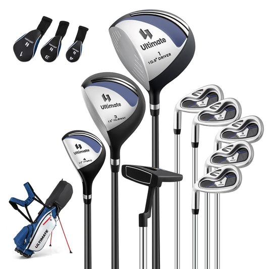 Mens LeftHanded Complete Golf Clubs and Bag Set Portable Lightweight Golf Stand Bag, Blue Golf Blue at Gallery Canada