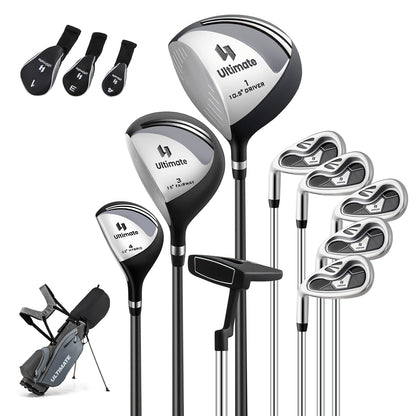 Left Handed Golf Clubs Set With Stand Bag, Lightweight Portable, Gray Golf at Gallery Canada