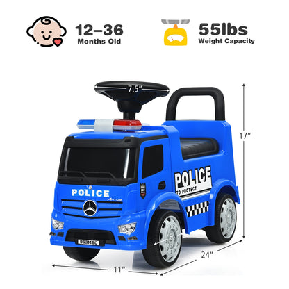 Mercedes Benz Kids Ride On Push Licensed Police Car, Blue Push & Pedal Ride On Toys at Gallery Canada