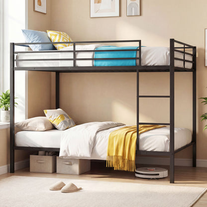 Metal Bunk Bed, Full Over Full, Safety Guardrail, Black Bunk Bed Frame at Gallery Canada