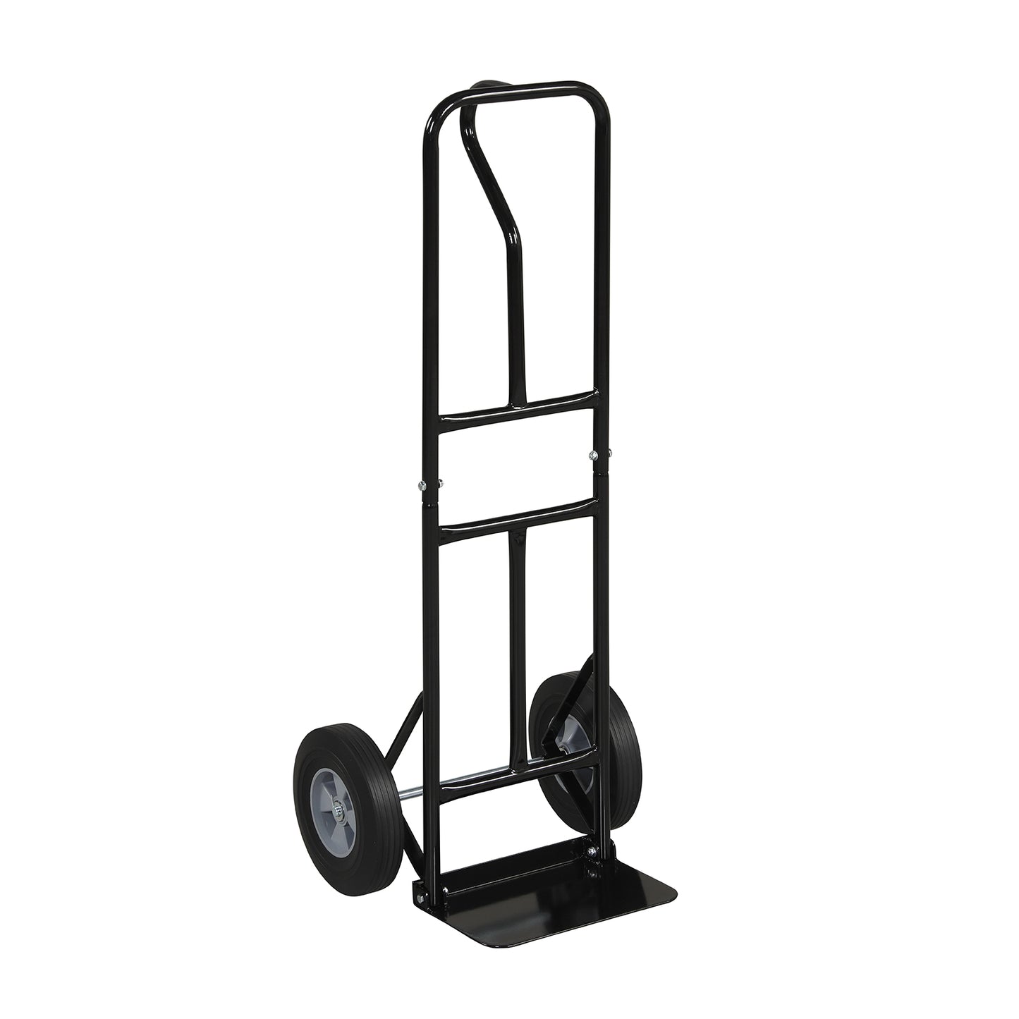 Heavy-Duty Metal Hand Truck, 600 LBS, 10inch Wheels, Black Garages Black at Gallery Canada