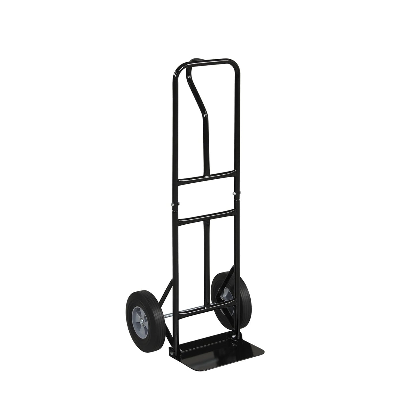 Heavy-Duty Metal Hand Truck, 600 LBS, 10inch Wheels, Black Garages Black at Gallery Canada