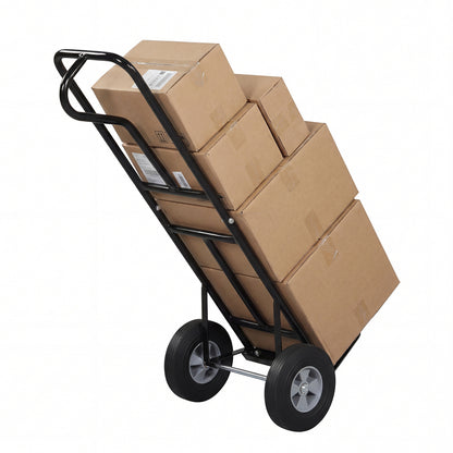 Heavy-Duty Metal Hand Truck, 600 LBS, 10inch Wheels, Black Garages at Gallery Canada