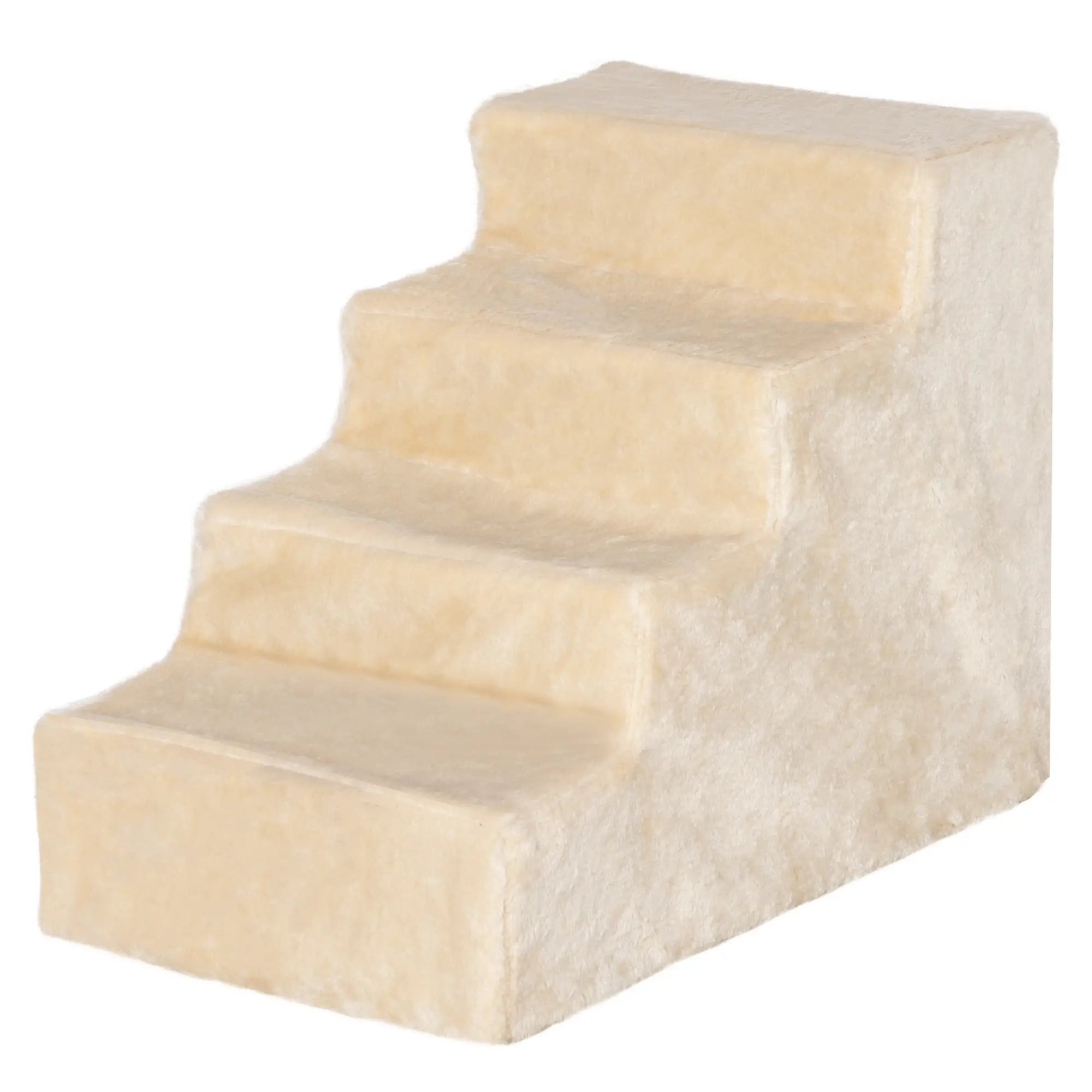 4-Step Dog Ramp for Sofa, Bed, Couch, Removable Cover, Beige Dog Stairs at Gallery Canada