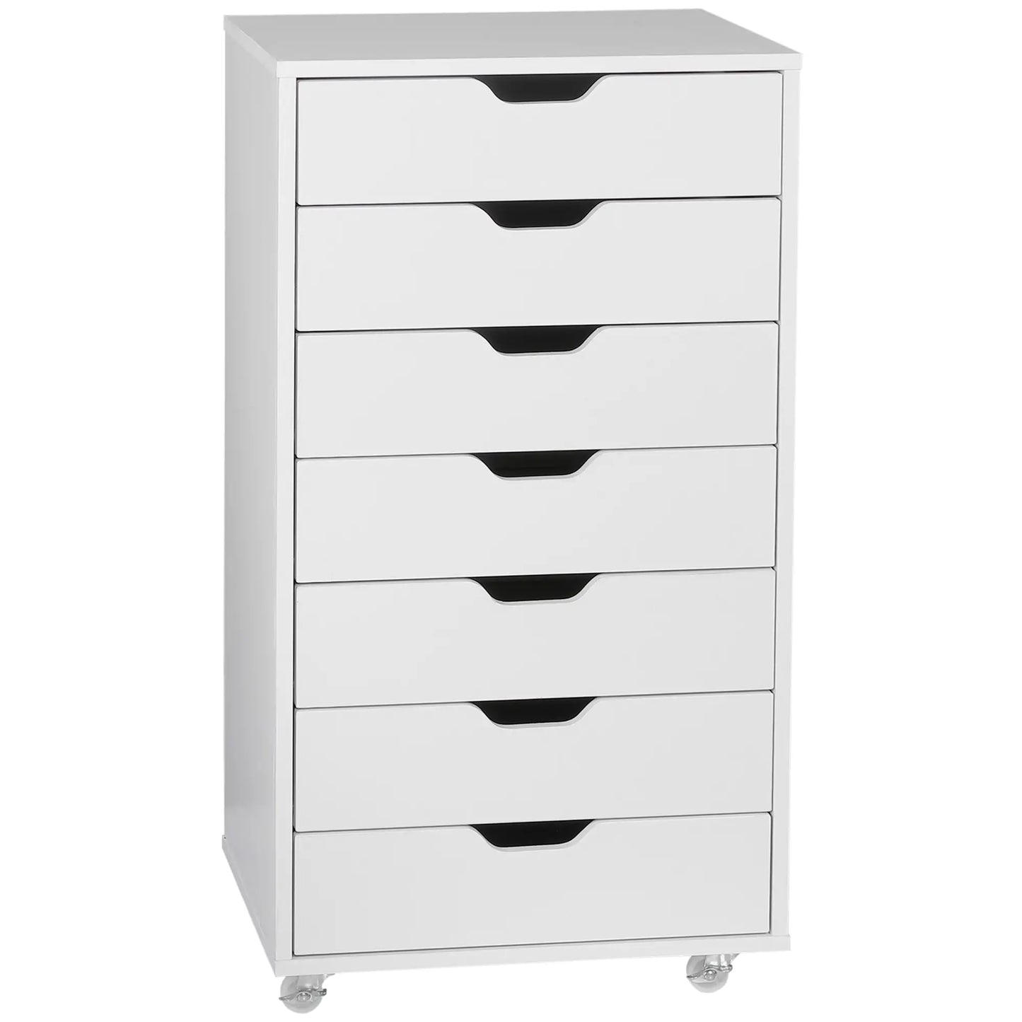 7-Drawer Vertical File Cabinet, Home Office Storage, 18.7"x15.6"x35.4", White Office Cabinets & Cupboards at Gallery Canada