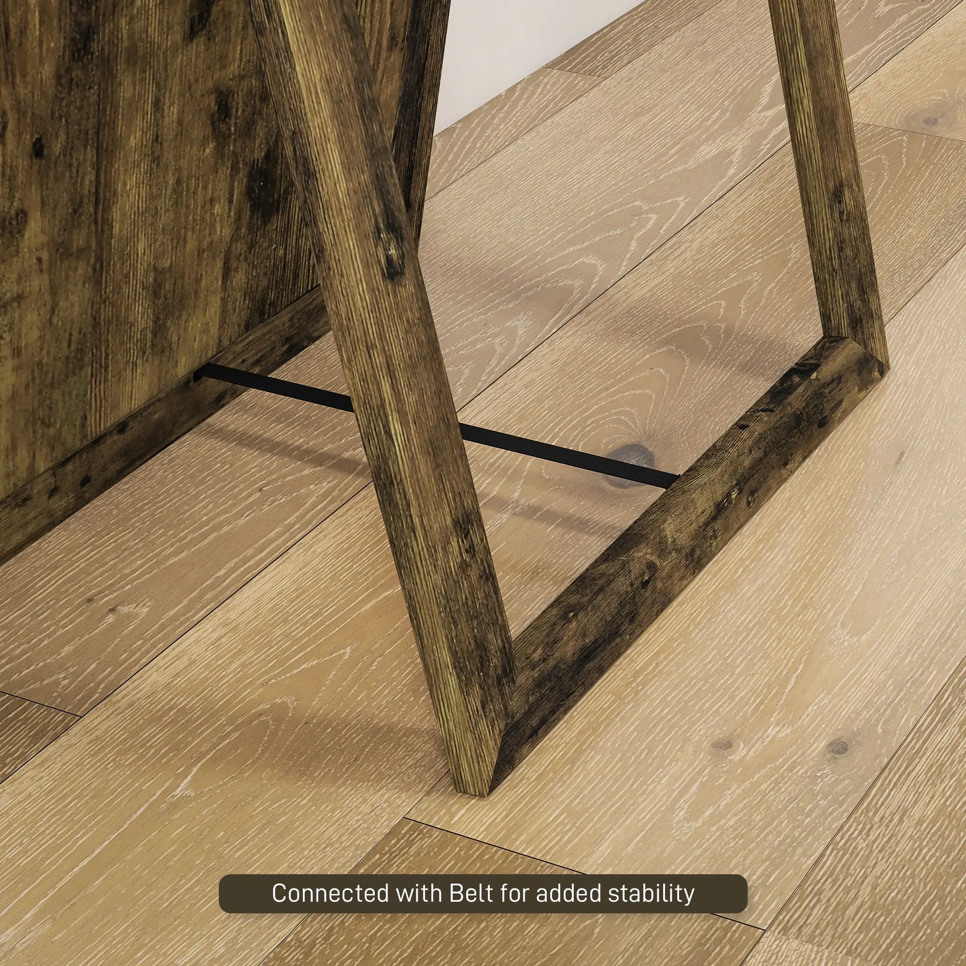 58" x 20" Floor Mirror, Full Body, Rustic Brown, Brown Full Length Mirrors at Gallery Canada