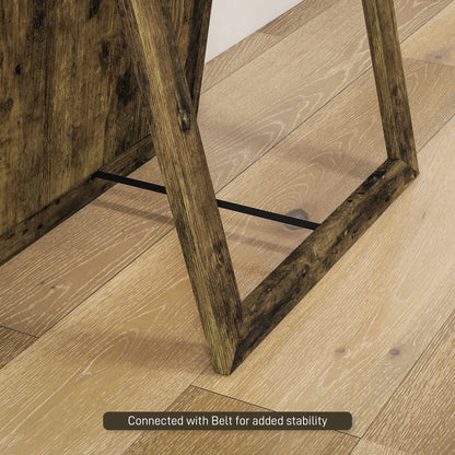 58" x 20" Floor Mirror, Full Body, Rustic Brown, Brown Full Length Mirrors at Gallery Canada