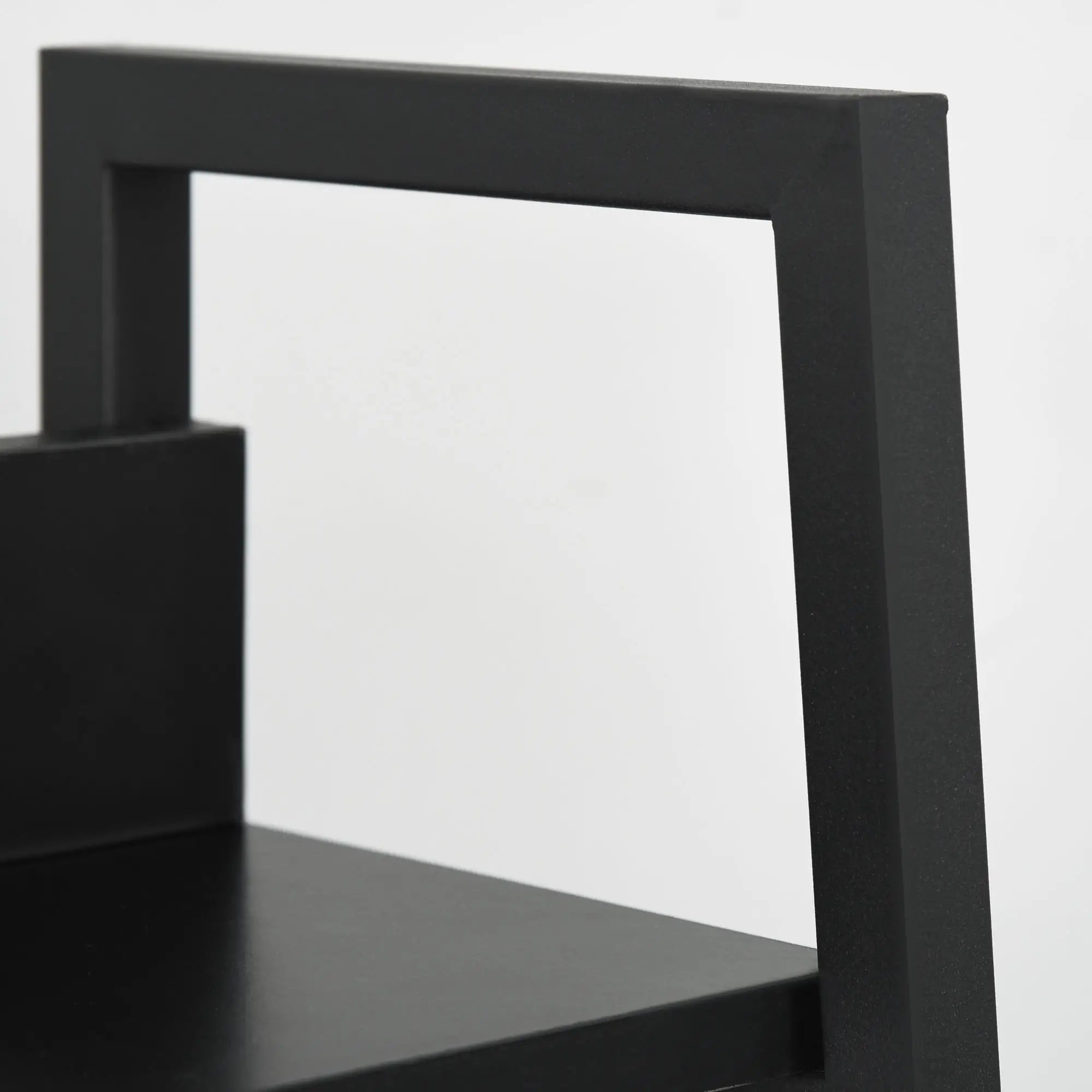 5-Tier Bookshelf, Metal Frame, Wooden Shelves, Living Room Furniture, Black Display Bookshelves at Gallery Canada