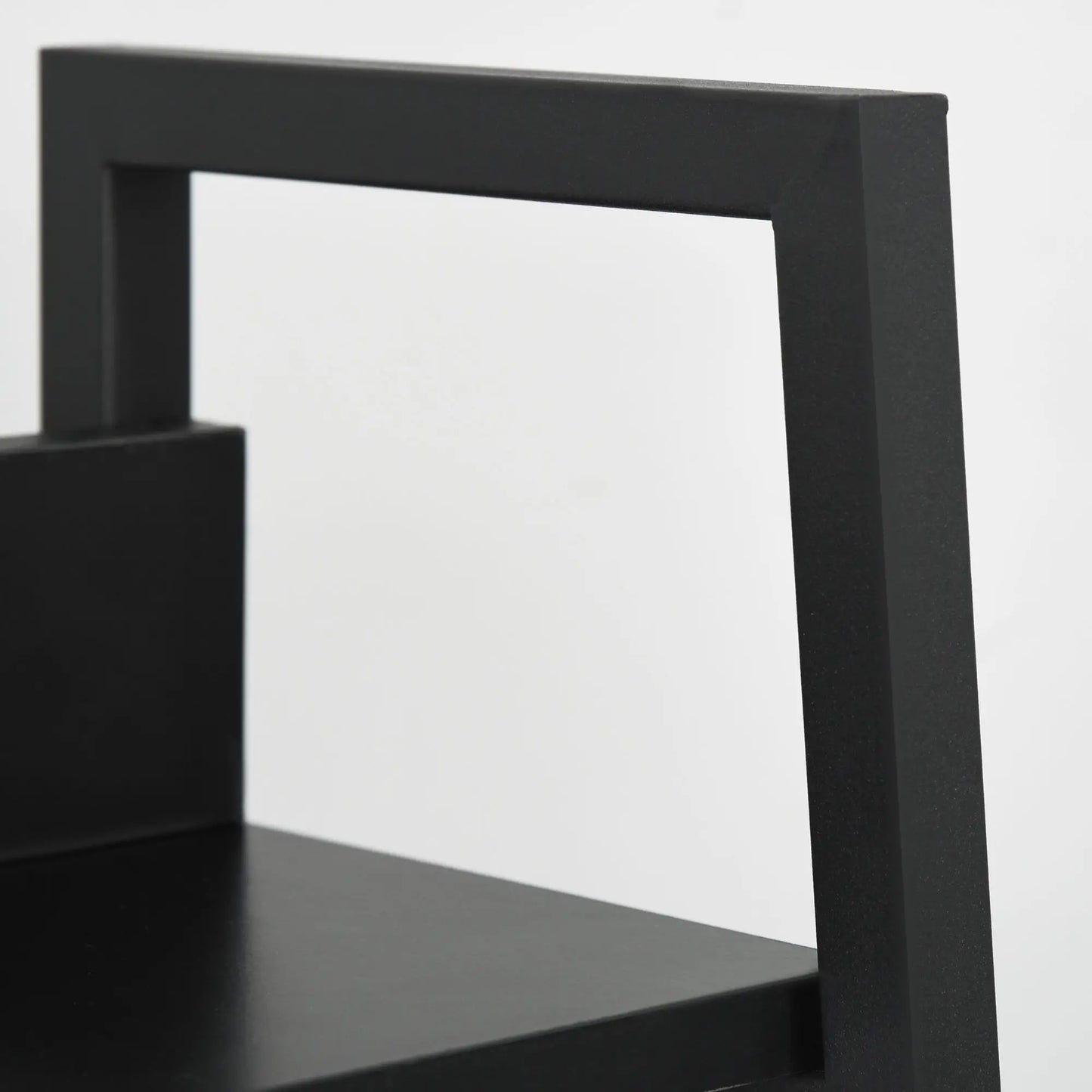 5-Tier Bookshelf, Metal Frame, Wooden Shelves, Living Room Furniture, Black Display Bookshelves at Gallery Canada