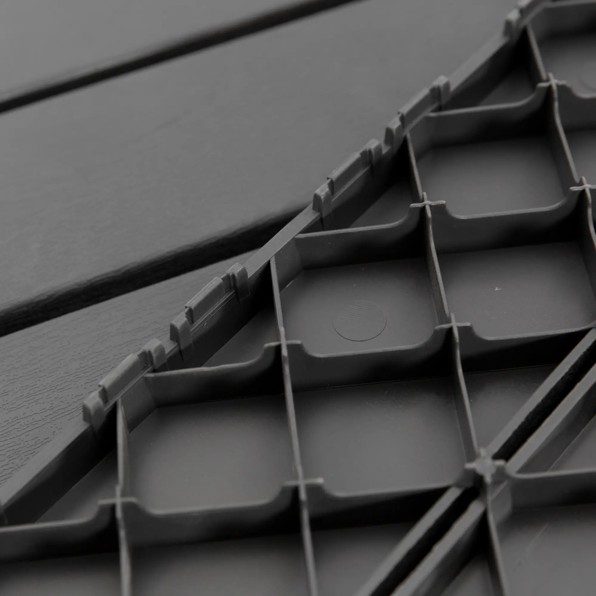 9 Pcs PP Interlocking Deck Tile, 12 x 12, Indoor Outdoor, Black Deck Tiles at Gallery Canada