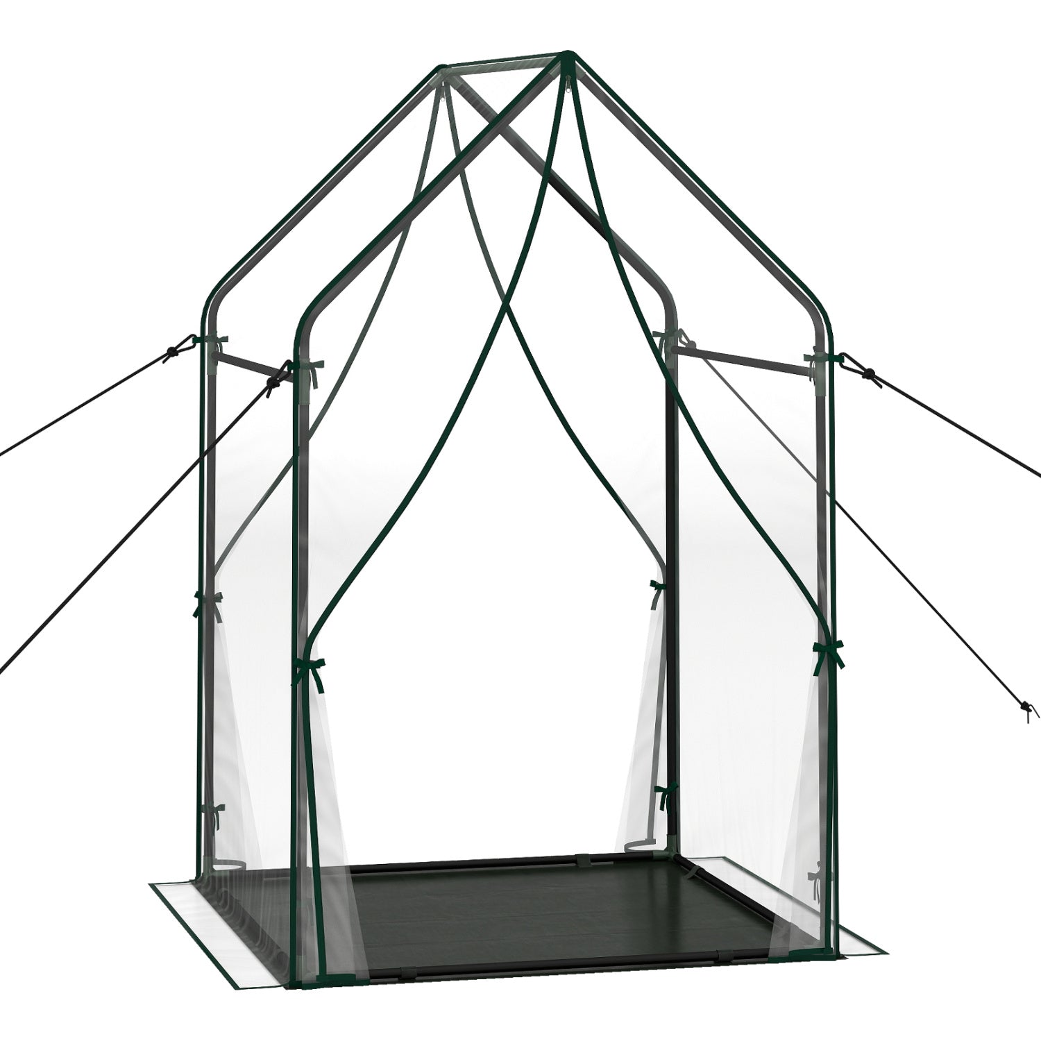 Mini House With Metal Frame, Transparent, L, Green Greenhouses Transparent at Gallery Canada