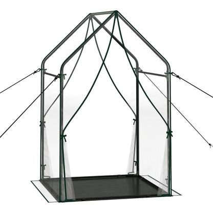Mini House With Metal Frame, Transparent, L, Green Greenhouses Transparent at Gallery Canada