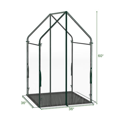 Mini House With Metal Frame, Transparent, L, Green Greenhouses at Gallery Canada