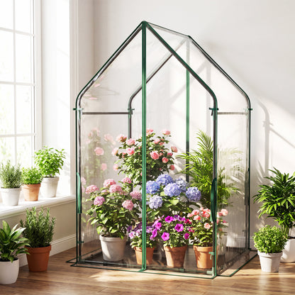Mini House With Metal Frame, Transparent, L, Green Greenhouses at Gallery Canada
