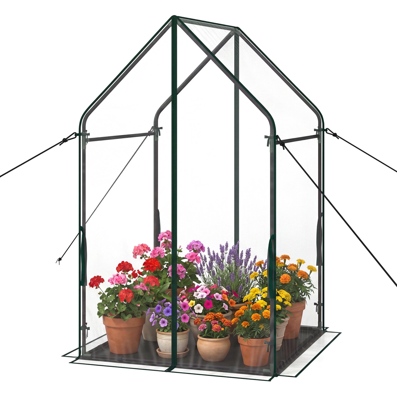 Mini House With Metal Frame, Transparent, L, Green Greenhouses at Gallery Canada