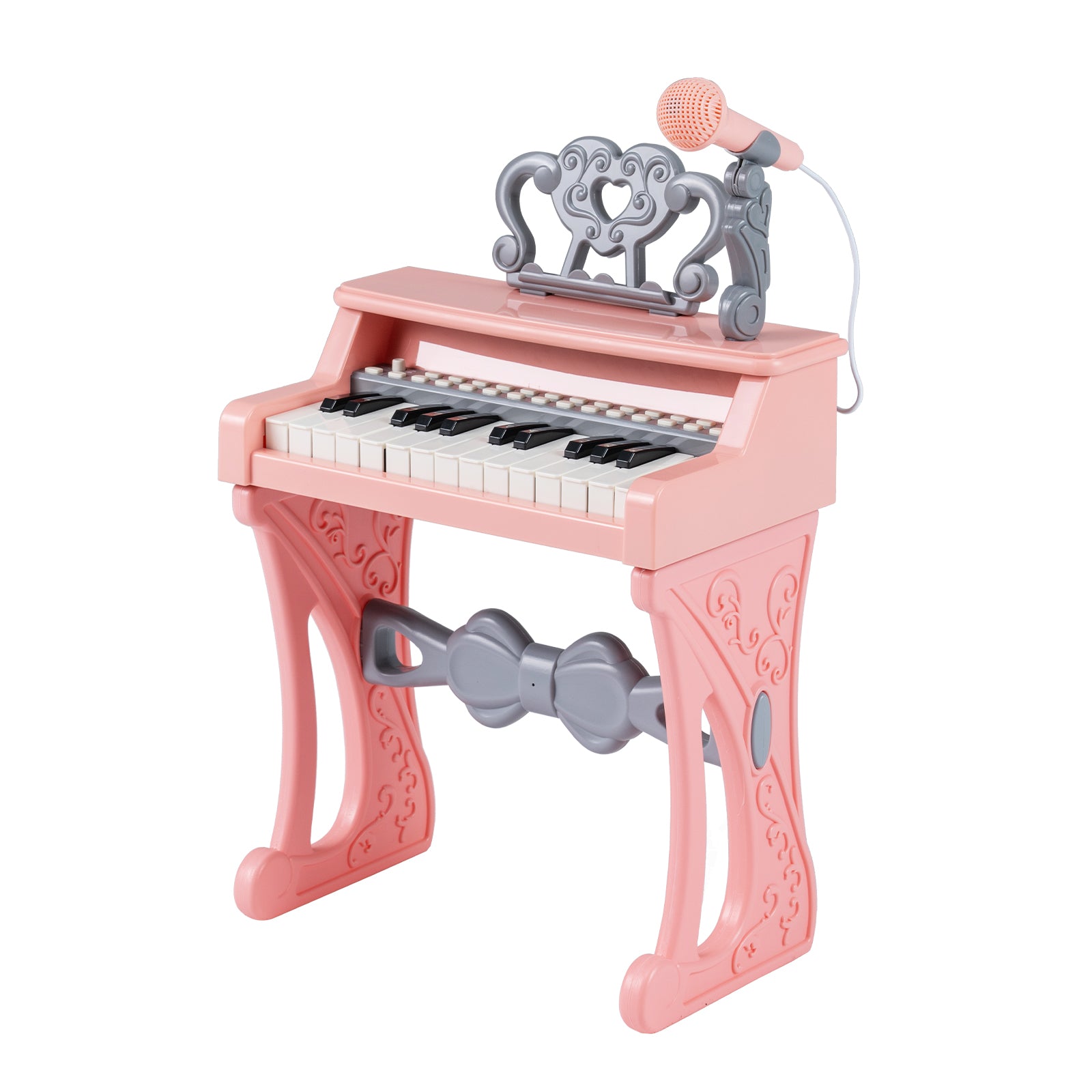 25 Keys Mini Keyboard Piano With Stool, For Kids 3+ Years, Pink Pianos & Keyboards at Gallery Canada