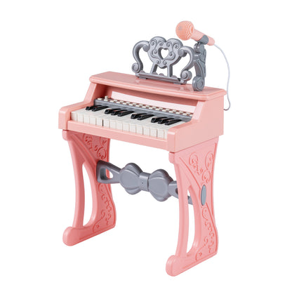 25 Keys Mini Keyboard Piano With Stool, For Kids 3+ Years, Pink Pianos & Keyboards at Gallery Canada
