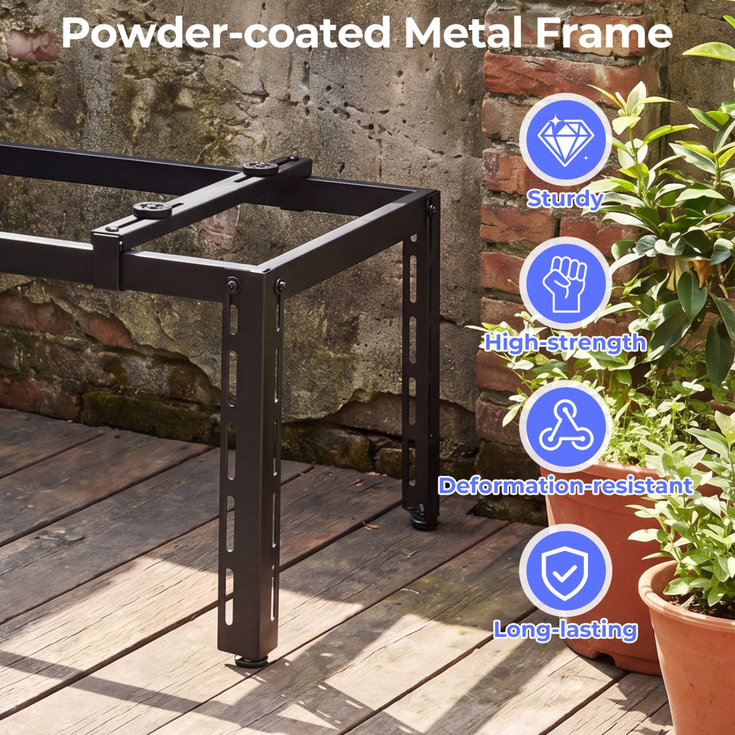 Mini Split Ground Stand Adjustable For 9000-36000 BTU, Black Mini Split AC Parts & Accessories at Gallery Canada