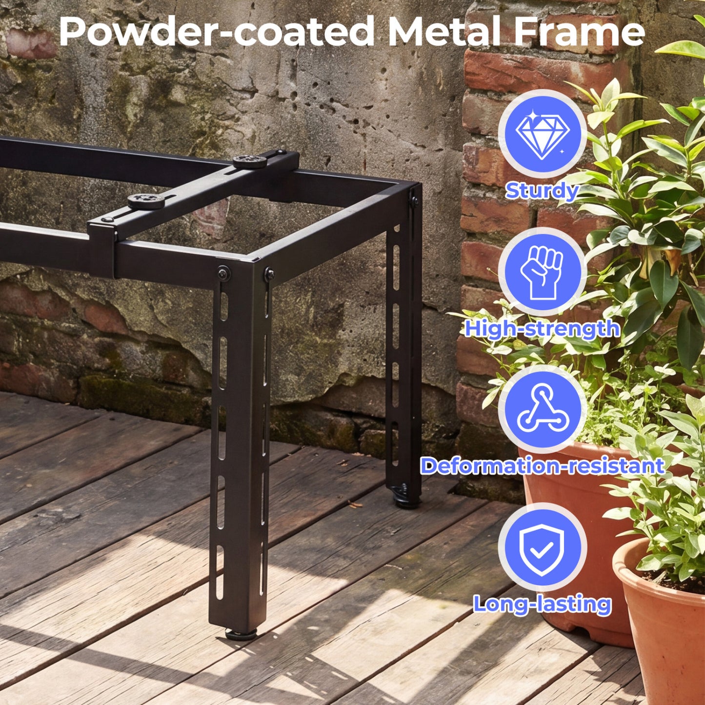 Mini Split Ground Stand Adjustable For 9000-36000 BTU, Black Mini Split AC Parts & Accessories at Gallery Canada