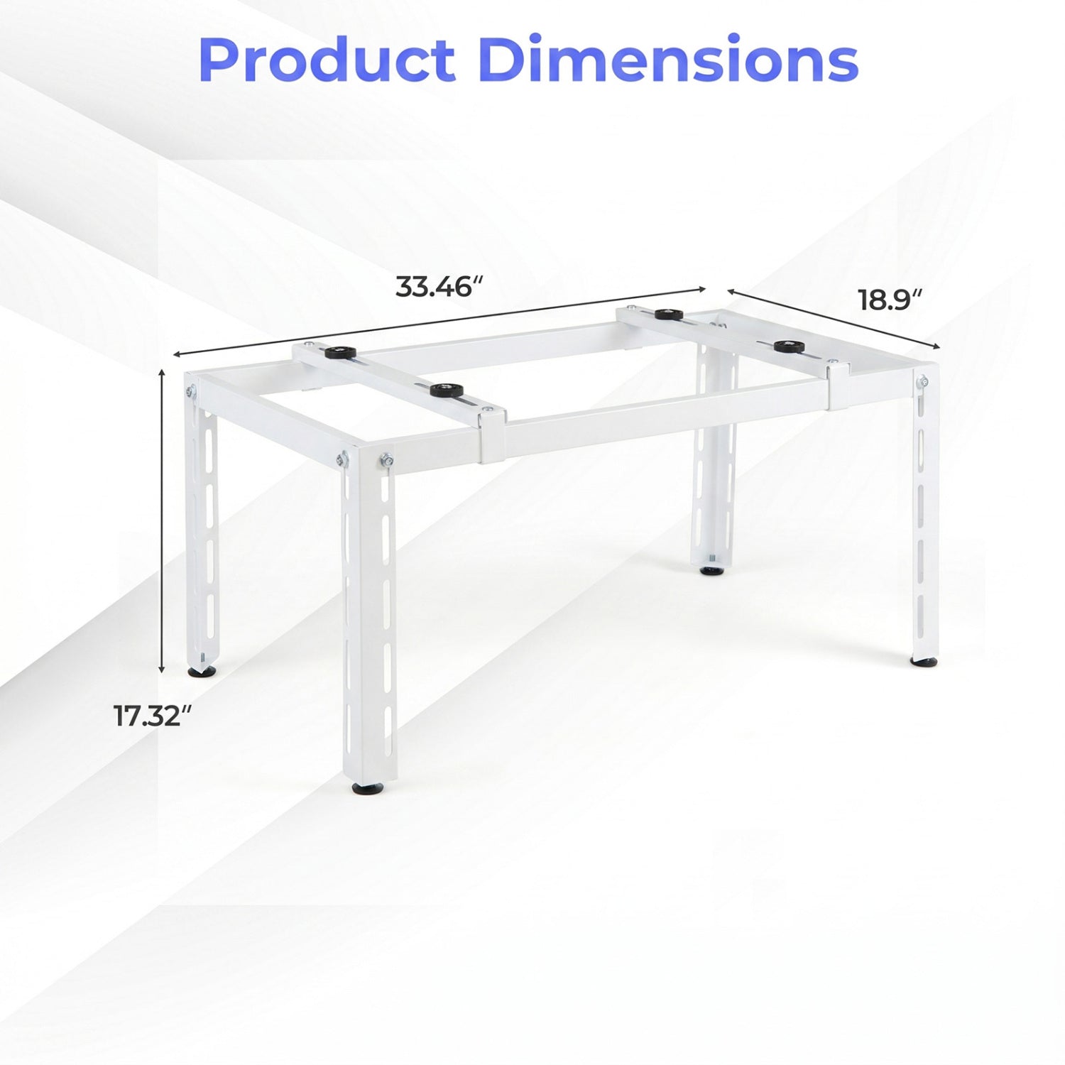Mini Split Ground Stand, Adjustable For 9000-36000 BTU, White Mini Split AC Parts & Accessories at Gallery Canada