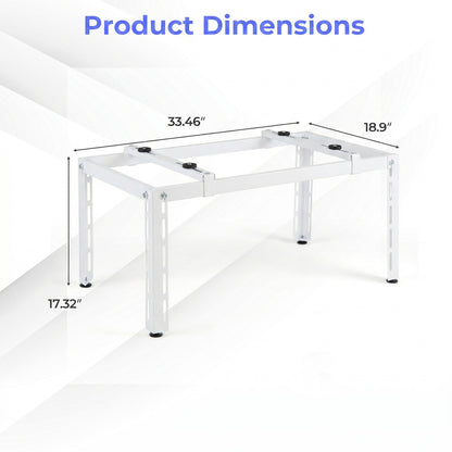 Mini Split Ground Stand, Adjustable For 9000-36000 BTU, White Mini Split AC Parts & Accessories at Gallery Canada