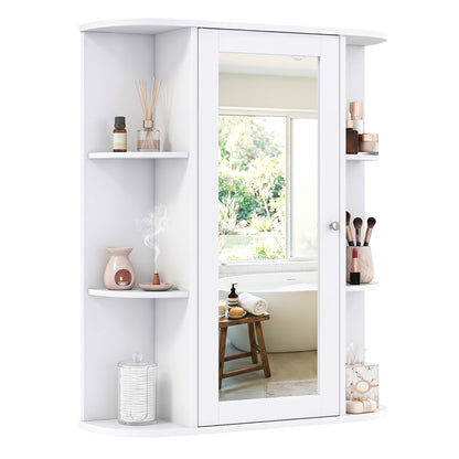 Wall Mount Bathroom Cabinet, Single Door Shelves, White Wall Cabinets at Gallery Canada