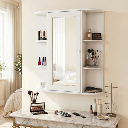 Wall Mount Bathroom Cabinet, Single Door Shelves, White Wall Cabinets at Gallery Canada