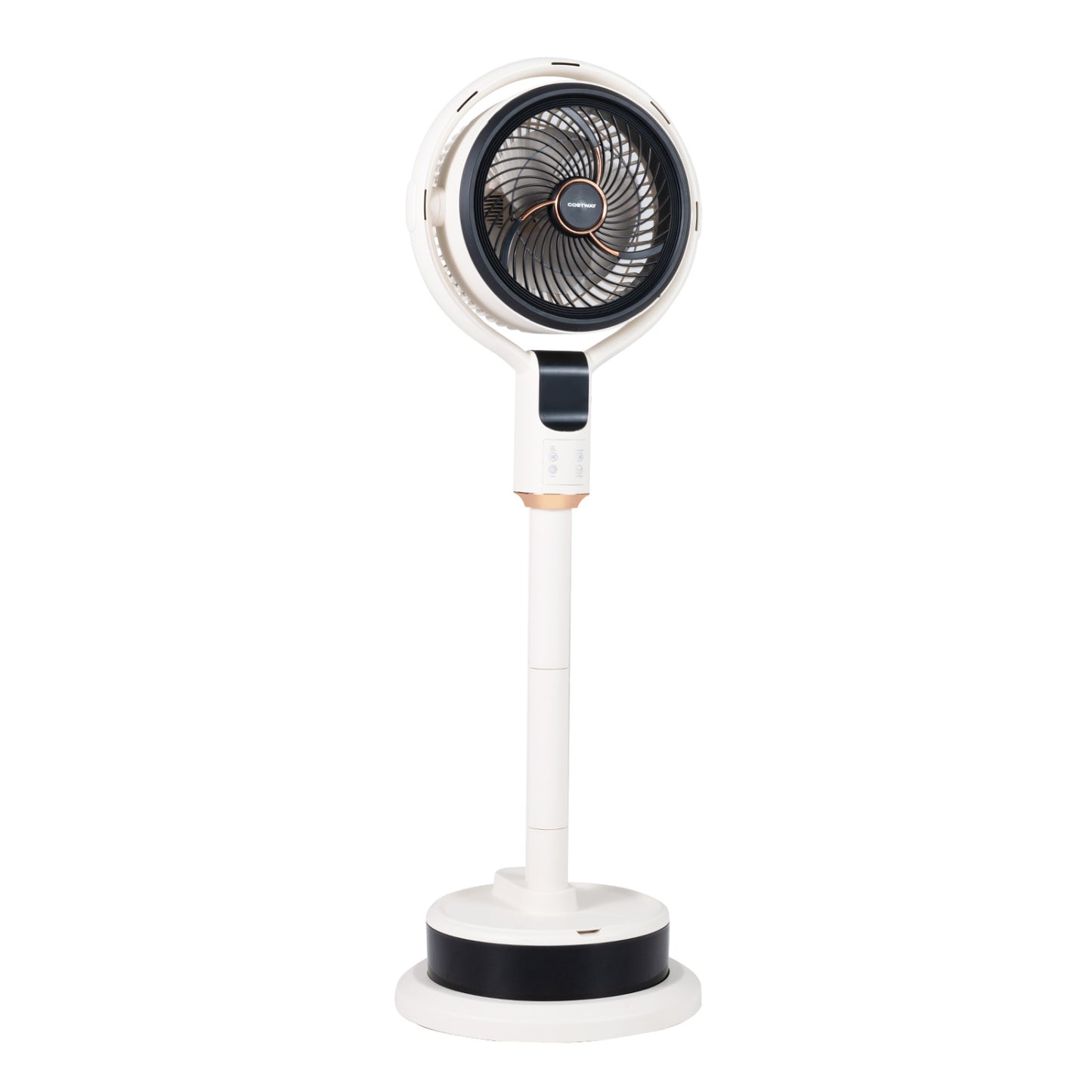 Misting Pedestal Fan, 90° Oscillation, 8 Speeds, White Fans White at Gallery Canada
