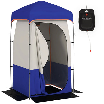 Camping Shower Tent, Portable Privacy Shelter, Blue Camping Tents at Gallery Canada