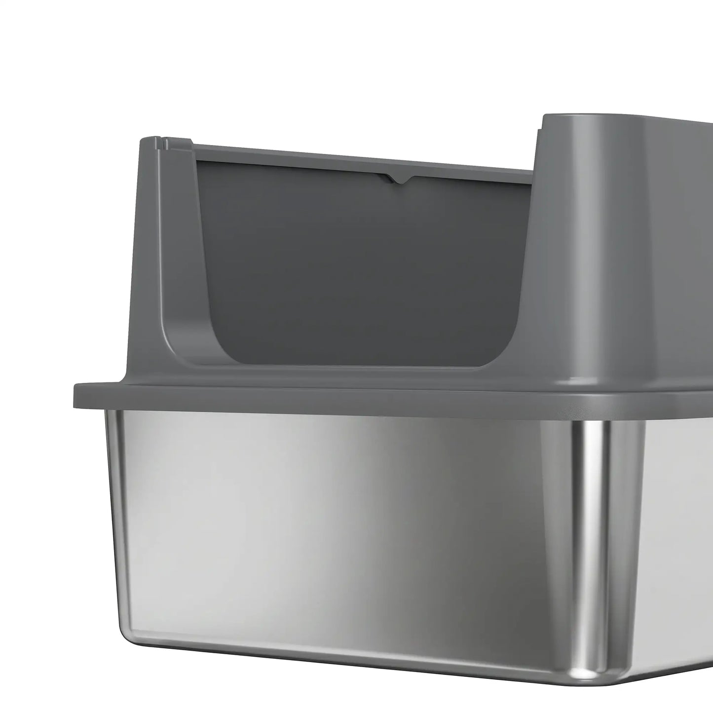 XL Stainless Steel Cat Litter Box, High Wall, Odor Free, Steel Cat Litter Box Enclosures at Gallery Canada