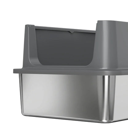 XL Stainless Steel Cat Litter Box, High Wall, Odor Free, Steel Cat Litter Box Enclosures at Gallery Canada
