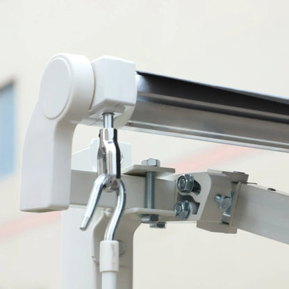 12' x 10' Retractable Awning, UV Resistant, Aluminum Frame, Grey Deck Awnings at Gallery Canada