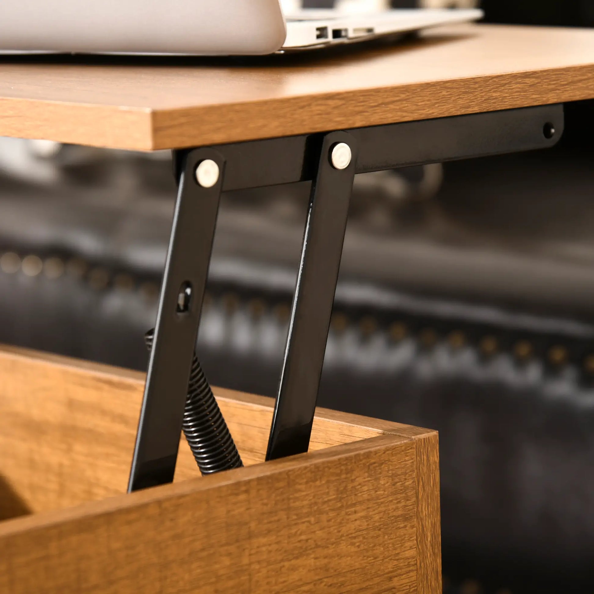 Lift Top Coffee Table, Hidden Storage, Living Room, Teak Coffee Tables at Gallery Canada