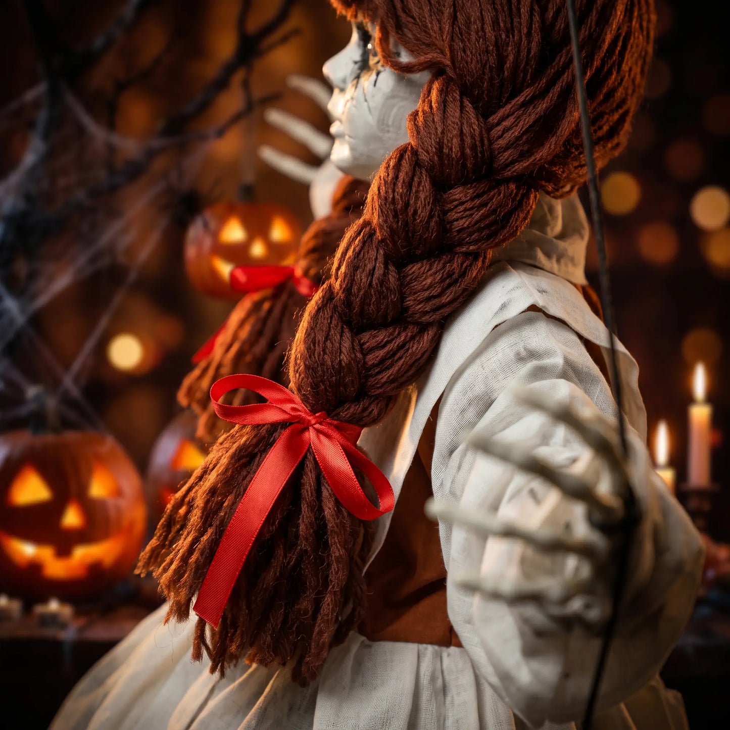 Halloween Animated Creepy Girl Swing, Light-Up Eyes, Sound Halloween Decorations at Gallery Canada
